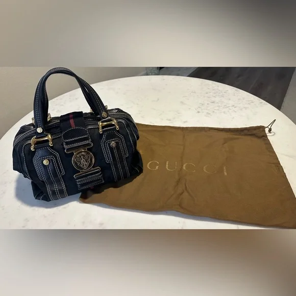 Authentic Gucci GG Canvas Aviatrix Boston Bag - Picture 7 of 11